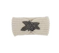 minkissy Sports Headband Crochet Turban Headband Woolen Yarn Knitted Headwrap Hair Band Elastic Winter Ear Warm Protector With Flower For Girls Women (Beige) Hair Headbands