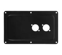 minkissy Stage Speaker Back Panel Heavy-duty Connection Plate for Speaker Enclosure Wire Connector Panel for Home Studio Setup
