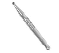 minkissy Stainless Steel Facial Acupuncture Pen Ergonomic Deep Tissue Massage Stick for Body Foot Reflexology Relief Compact Travel-Friendly Tool for Puffiness Reduction and Muscle Tension