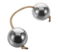 minkissy Stainless Steel Rhythm Shakers Seamless Design for Professional Percussion Use Silver Tone