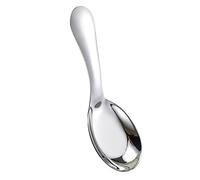 minkissy Stainless Steel Short Handle Porridge Spoon Durable Cooking Spoon for Home and Restaurant Use Easy to Clean Wear Resistant Tableware