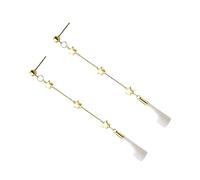 minkissy Star Dangle Earrings with Lost Earphone Holder Long Womens Jewelry for Secure Fit and Stylish Wear Durable Design Suitable for Earphone