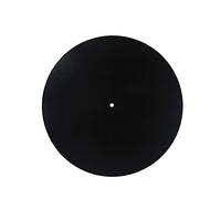 minkissy Static Wool Turntable Mat Pad Diameter Vinyl Record Player Vibration Slipmat Compatible with All Standard Platters for Optimal Sound Clarity