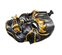 minkissy Steampunk and Internal Cushioning with Full Face Coverage, Resin Hard Shell Comfortable for Long Wear, Classic Chinese Style Cosplay Mask for Men Suitable for Carnival and
