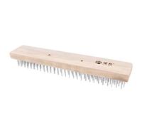 minkissy Steel Wire Brush Derusting Brush for Moss Removal Patio Cleaning and Weed Scraper Garden Broom Tool for Outdoor Use