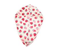 minkissy Strawberry Dry Hair Cap for Home Use Absorbent Bathing Hat for Woman Lovely Shower Cap to Keep Hair Dry during Swim