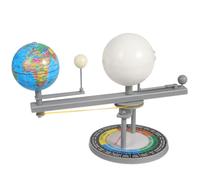 minkissy Sun Earth Moon Orbital Model Educational Apparatus for Astronomy Learning Demonstrates Eclipses and Seasons with User Friendly Design Scientific Three Sphere Celestial Instrument