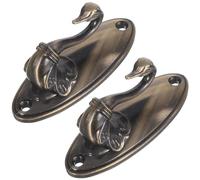 minkissy Swan Curtain Hooks Alloy Wall Mounted Hooks, /, No-Drill, Anti-Slip, for Thick Curtains in Bedrooms and Living Rooms