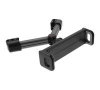 minkissy Tablet Mount Headrest Tablet Holder over Eight Years Old, Adjustable Rotatable Design with Triangular Structure, Aluminium Alloy and Abs Material, Black Colour, Reliable