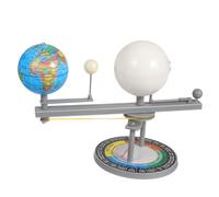 minkissy Three Sphere Lunar Simulator Educational Orbital Planetarium Model Scientific Astronomy Tool for Schools Homes and Enthusiasts DIY Astronomy Learning Kit