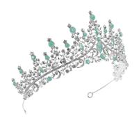 minkissy Tiara for Women Wedding Headband Baroque Rhinestone Crown Bridal Hair Band Accessory