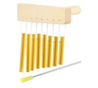 minkissy Tone Aluminum Tube Percussion Wind Chime for Music Teaching Aid with Monophonic Sound Rhythm Development Instrument for Classroom and Group Activities