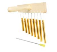 minkissy Tone Aluminum Tube Percussion Wind Chime for Single Tone Solid Chimes Music Educational Instrument for Music Learning and Group Activities