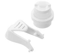 minkissy Toothpaste Squeezer Spare Parts Set Replacement Pump Wall Mount Toothpaste Dispenser Parts Modern Stylish Silicone Plastic Easy Control Thorough Extraction Bathroom Repair Kit