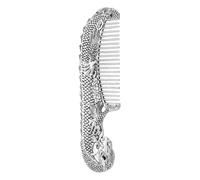 minkissy Traditional Chinese Alloy Dragon Comb for Hair Styling and Scalp Massage Hand Carved Vintage Decorative Accessory Cultural Significance and Fine Craftsmanship
