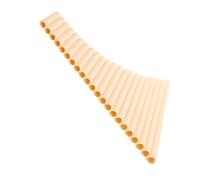 minkissy Traditional G Key 22 Pipe Pan Flute Instrument with Plastic Material and Lefthanded Or Righthanded Playing for Classical Performances and Folk Music