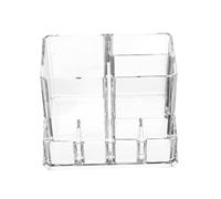 minkissy Transparent Acrylic Makeup Organizer Space Saving Storage Box for Cosmetics Jewelry Design for Easy Access Versatile Holder for Makeup Brushes Eyebrow Pencils and More