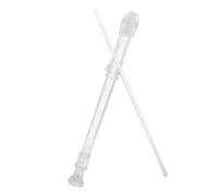minkissy Transparent Soprano Recorder for Abs Material Musical Instrument with Melodious Sound Beginner Friendly Design Suitable for Childrens Music Learning and Classroom Use