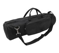minkissy Trumpet inside Storage Bag Oxford Cloth Carrying Bag with Cotton Black Front Belly Pocket
