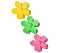 minkissy Unique Floral Hair Claw Clips 3 Piece Women's Hair Clips Stylish Flower Jaw Clips for Party Photo Shooting