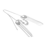 minkissy Unique Hollow Fringe Necklace Women's Costume Jewelry Boho Headpiece Tassel Head Chain Multi-use Accessory for Women