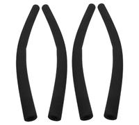 minkissy Universal Black Sponge 4pcs Stroller Handle Covers with Comfortable Foam Grip, Wide Applicability for Baby Stroller and Shopping Cart Accessories