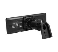 minkissy Universal Car Dash Cam Holder Rear View Mirror Bracket with Snap Plate and Pvc Back Plate Set, Adjustable Mirror Arm Mount Compatible with Vehicle Rearview Recorder Installation