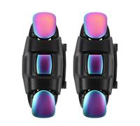 minkissy Universal Metal Game Controller Trigger for Mobile Phones, Left and Right Hand Use, Lightweight Black Gaming Accessories with Sturdy Rainbow Buttons for Precise Mobile Game Control