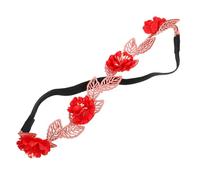 minkissy Valentine Flower Headband for Women Festive Decorative Hair Band Daisy and Leaves Comfortable and Unique Accessory for Parties and Cosplay Events