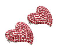 minkissy Valentine's Day Heart Brooch Pins Set Rhinestone Lapel Pins for Women Love Brooch Elegant Accessory for Women