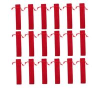 minkissy Velvet Drawstring Pen Pouches Single Suede Pen Sleeves 25pcs with Easy Opening and Closing, Enhanced Durability, for Writing Instruments and Stationery Storage in School and Other