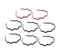 minkissy Versatile Plastic Headband Pcs Wave Hairbands Diverse Colors Light Stylish for Both Women Men Random