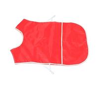 minkissy Vest Bib Apron for Painting and Eating Dirt Resistant Smock with Breathable Coverage Durable Non Shrink for Kindergarten Red