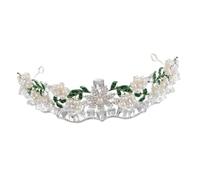 minkissy Vintage Baroque Queen Crown Rhinestone Pearl Bridal Wedding Pageant Prom Crowns Tiaras Princess Headband For Women Girls