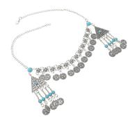 minkissy Vintage Bohemian Hair Chain Accessory for Women Elegant Forehead Headpiece with Tassels Festival Jewelry Retro Design for Brides and Special Occasions Stylish Hair Decoration