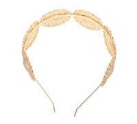 minkissy Vintage Bohemian Hollow Metal Oval Headband for Women Retro Shaped Wave Hairband with Intricate Embellishments Stylish Party and Wedding Hair Accessory Hippie Headpiece