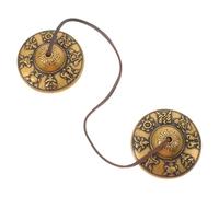 minkissy Vintage Brass Meditation Bell Feng Shui Chime for Yoga Spiritual Practices Home Decor Elegant Craftsmanship Durable Sound Quality Simple to Use