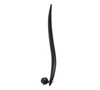 minkissy Vintage Chinese Hairpin with Bell Handmade Wooden Hair Stick for Elegant Buns Retro Hair Fork for Women Accessory for Headdress