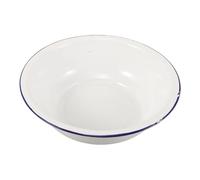 minkissy Vintage Enamel Basin Versatile Foot Soaking and Face Washing Bowl Durable Enamelware for Home Use for Laundry Relaxation and Aesthetic Home Decor