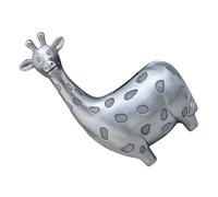 minkissy Vintage Giraffe Money Saving Jar Compact Alloy Coin Bank Decorative Money Box Educational Financial Tool for Home Desk Space Saving Design