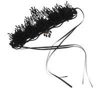 minkissy Vintage Gothic Floral Crown Headpiece for Women, Baroque Renaissance Party Hair Accessory, Halloween Costume Tiara, Wedding Bridal Flower Wreath, Royal Style