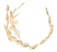 minkissy Vintage Leaf Crown for Women Adjustable Bridal Tiara Headband for Weddings Proms Parties Timeless Design Lightweight Versatile Headdress for Special Occasions