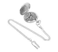 minkissy Vintage Pocket Watch Roman Numerals and Digital Scale Large Oversized Men's Steampunk Mechanical Timepiece for Special Occasions