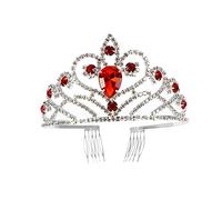 minkissy Vintage Wedding Tiara Bridal Headpieces Crystal Rhinestones Baroque Style Headband Perfect for Bridal Parties