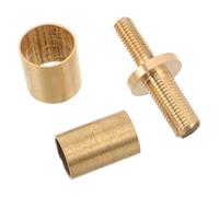 minkissy Walking Stick Accessories Crutch Joint Hardware Kit Copper Anti-Slip Elderly Cane DIY Repair Set Suitable for Mobility Support and Walking Aid