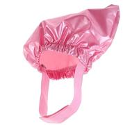 minkissy Waterproof Cat Shower Cap Pink S Size, Portable Pet Bath Hat Ear Covers for Indoor Kitten and Puppy Bathing, Household Pet Shower Accessory