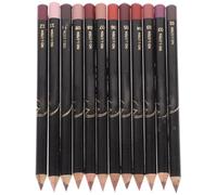 minkissy Waterproof Lip Liner Set 12 Pcs Makeup Lip Shaping Pencils for Women Smooth Lipstick Definer Portable Size