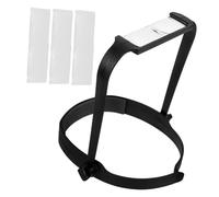 minkissy Wearing a Magnifying Glass Jewelers Magnifying Glasses Magnifier for The Elderly Headband Magnifier Explore Reading for Seniors Black Plastic