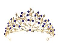 minkissy Wedding Rhinestone Crown Tiara for Women Vintage Bridal Headband Hair Accessory for Weddings Parties and Special Occasions
