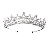 minkissy Wedding Tiara Headband Crystal Crown Bride Headdress Elegant and Shiny for Women Girls Bridesmaids